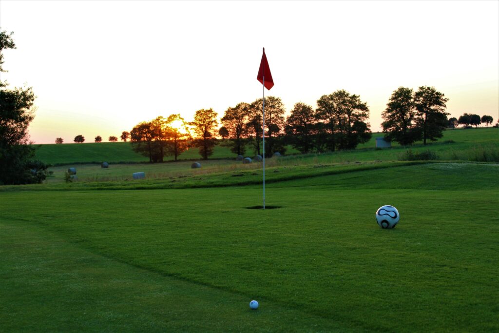 Golf- und Fußball